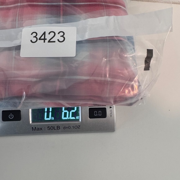 Canyon Guide Shirt Men Large Red Blue Plaid Snap Button Up Short Sleeves Western - Picture 11 of 11